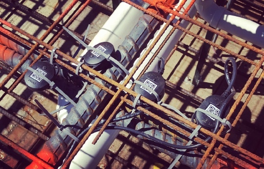 Concrete maturity testing